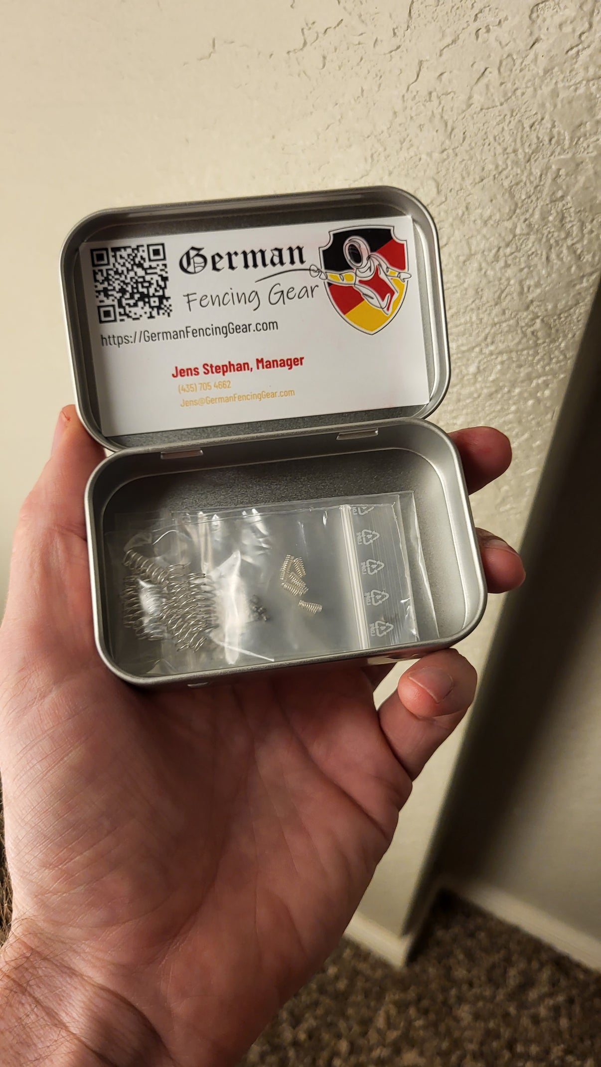 Epee Repair Kit German Fencing Gear